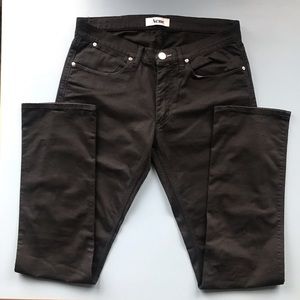 ACNE MAX 5 pocket stretch black jeans